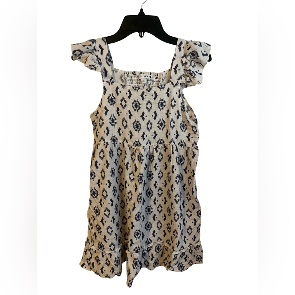 Girls’ Splendid Ikat Ruffle Dress - Picture 1 of 4